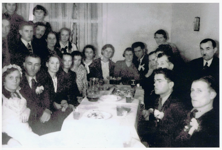 Wesele Katarzyny i Jana Pyrczów w domu rodzinnym Pyrczów w Głogowie.